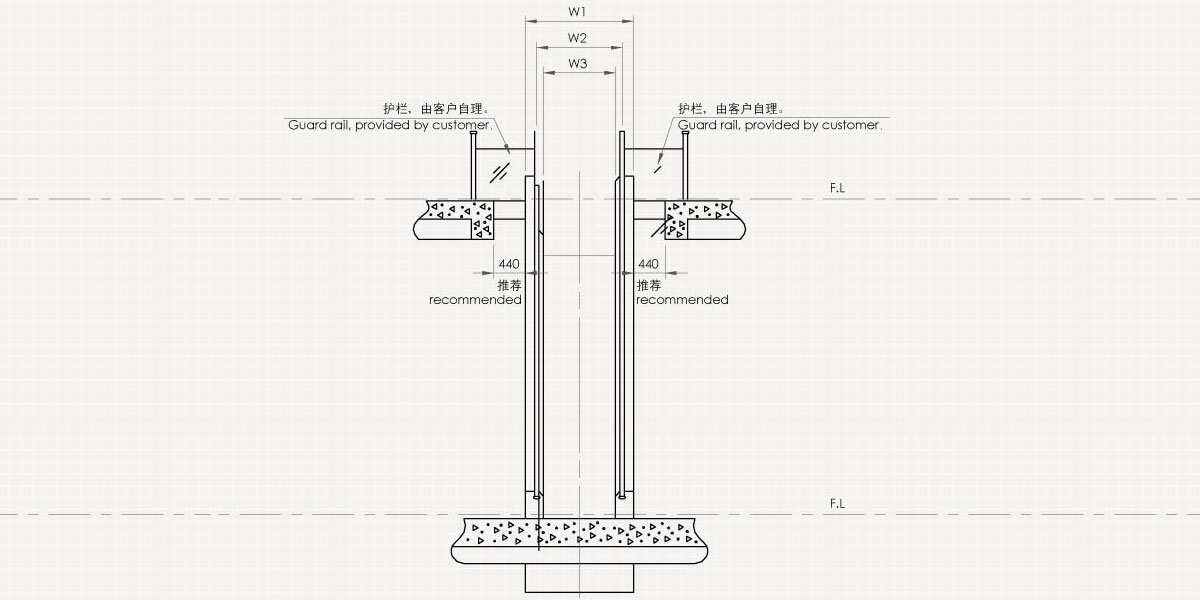 Чертежи эскалатора Mitsubishi